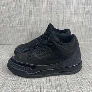 Air Jordan 3 Retro Black Cat Sz 4Y